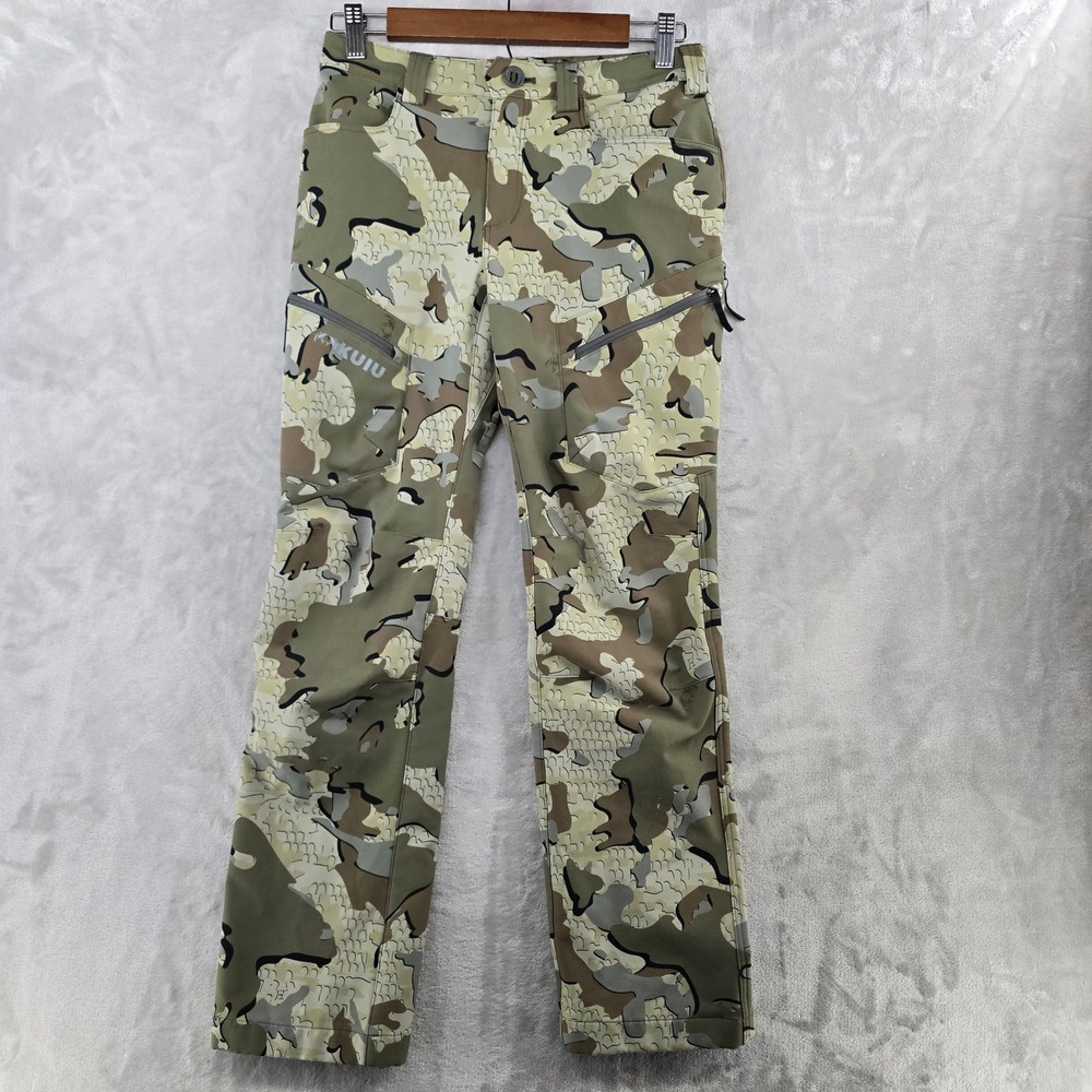 KUIU Attack Pant Kids L (14/16) Valo Camo Hunting Hiking Trousers
